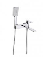 07132 Смеситель од. для ванны кор. (ХРОМ)  GANZER  (8/1шт)