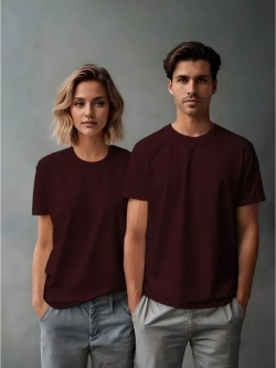 Футболка однотонная базовая хлопок унисекс Баракаттекс