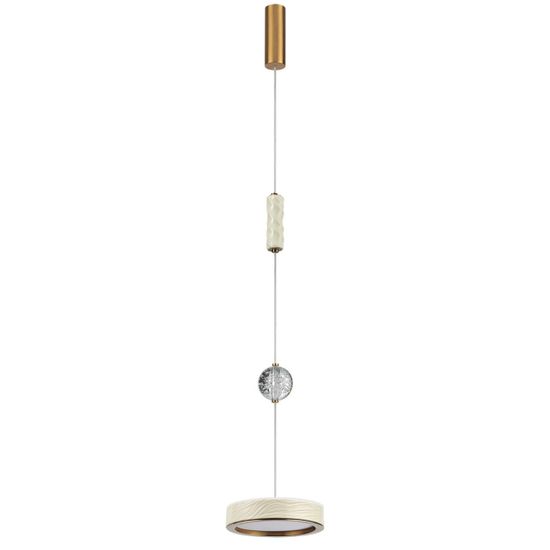 5450/32L L-VISION ODL_EX26 молочный/античная бронза/металл/керамика/хрусталь/акрил Подвес LED x 32W 2000К/3000K/4000K/переключ. RIVERA