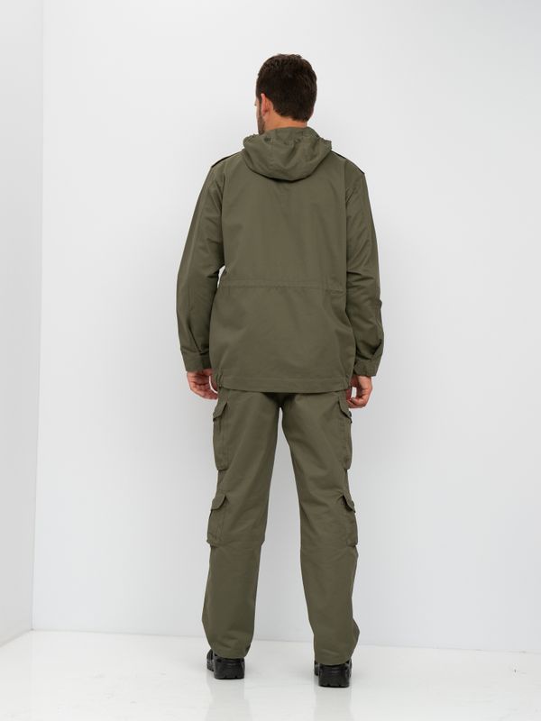 Костюм летний Крафт ткань Cotton цвет Хаки