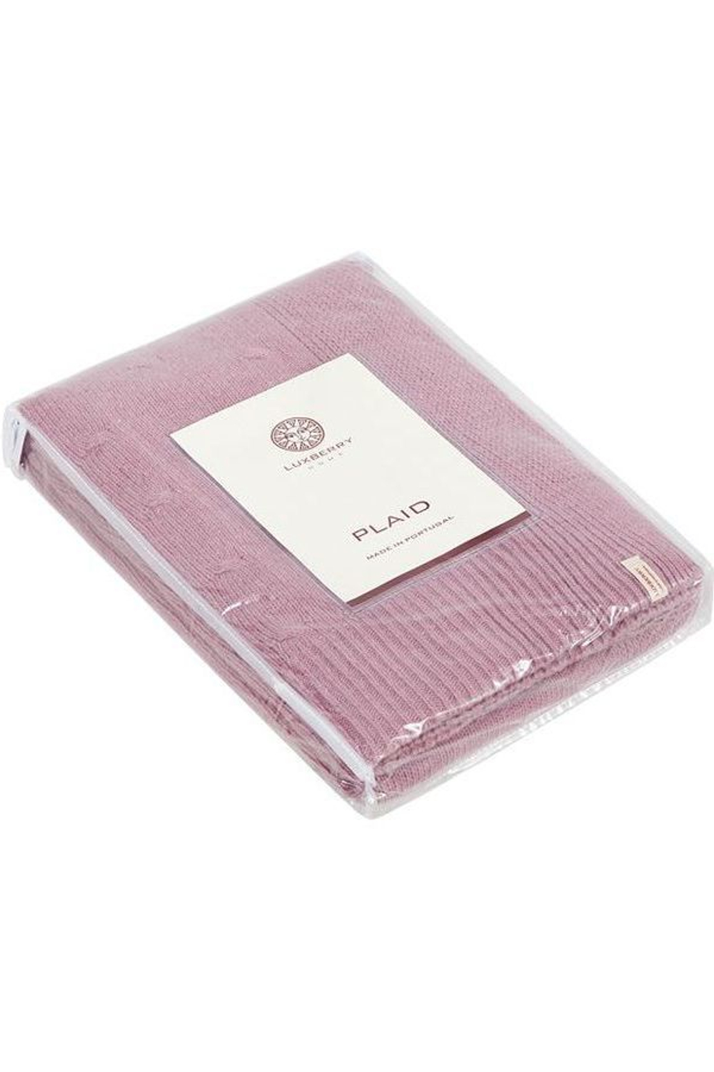 Плед 150х200 Luxberry Lux 52 ягодный смузи Португалия упаковка