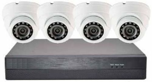 MP-4KIT-IPC-D4.0 комплект видеорегистратор + 4 купольная IP видеокамера, 4.0Мп*21к/с, f=3.6мм