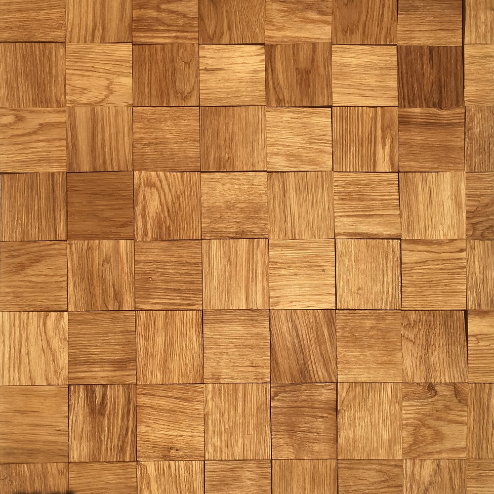 Деревянная мозаика для стен Wood Mosaic Капа Дуб