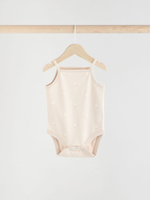 Боди без рукавов для малышей Next E58-045, 5 шт., Бежевый