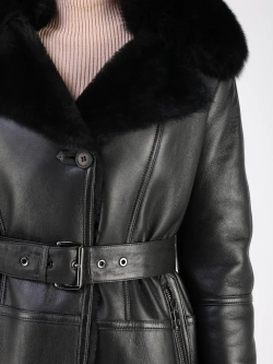 Дубленка зимняя натуральная длинная