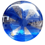 Аттракцион Водный шар ПВХ «Прозрачно-голубой» 1,5*1,5*1,5 м