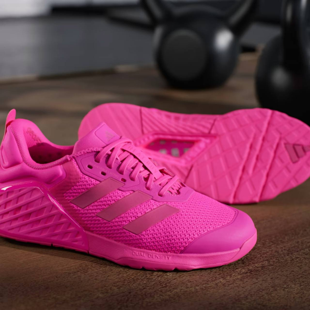 Кроссовки женские Adidas Dropset 3 (Розовые)