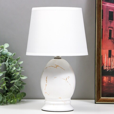 Настольная лампа Сенди 18х18х29 см (белый)