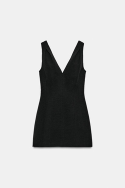 ZARA КОРОТКОЕ ПЛАТЬЕ — ZW COLLECTION, ЧЕРНЫЙ