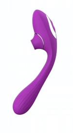 Двухсторонний гибкий вибромассажер DINA фиолетовый (Цвет: фиолетовый)