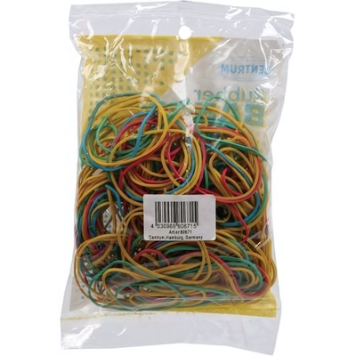 Резинка банковская 100г. 40мм, цвет ассорти (Центрум)