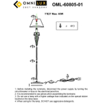 Торшер Omnilux Cremona OML-60805-01