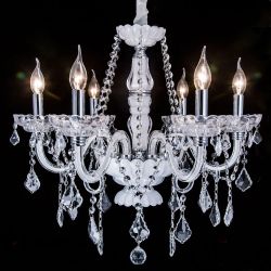 Citilux Финка CL353161 Люстра стеклянная подвесная Белая