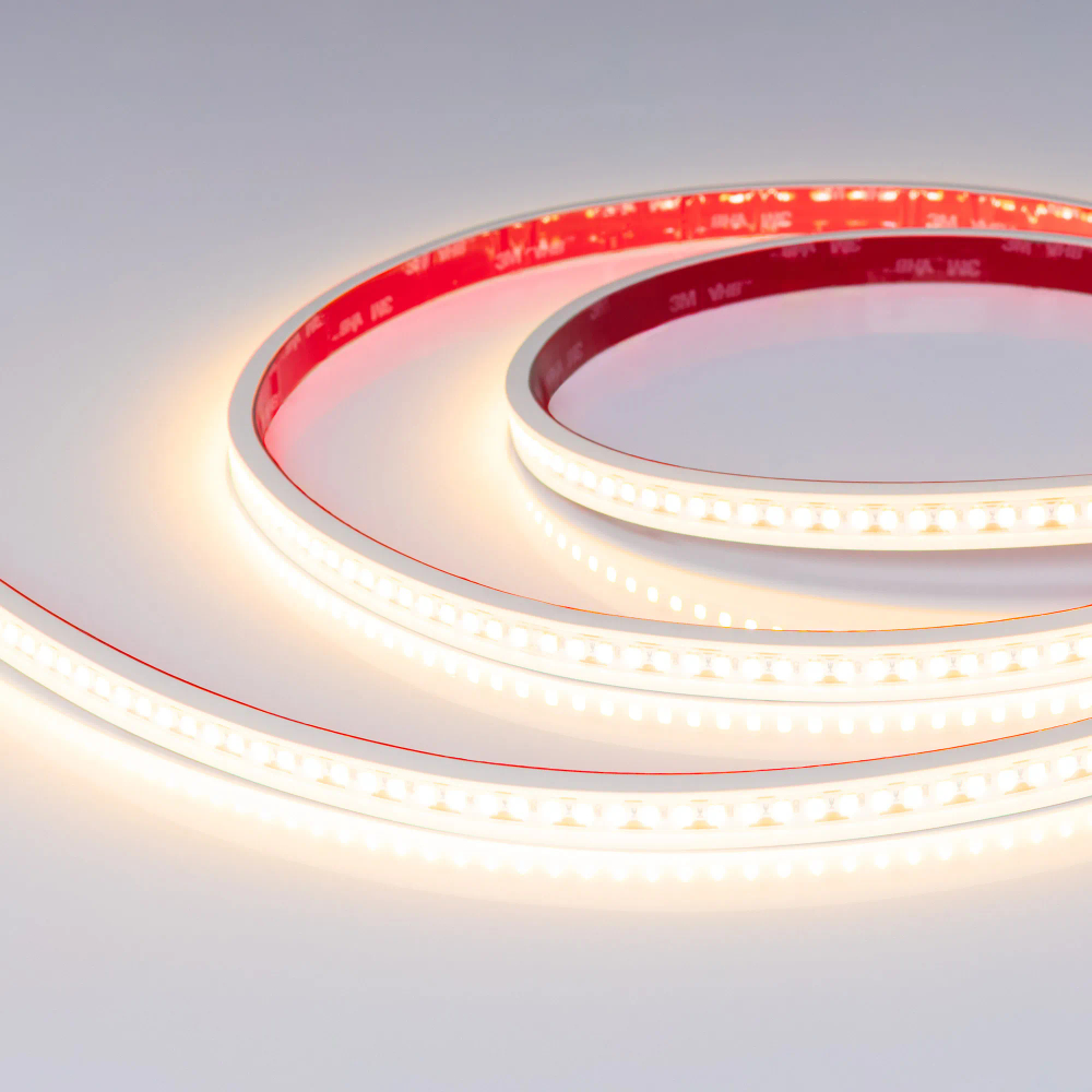 Светодиодная лента герметичная RTW-PS-A180-12mm 48V Warm2700-CX2 (19 W/m, IP67, 10m) (Arlight, CRI>90) 063805