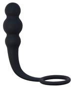 Анальный стимулятор с эрекционным кольцом Spice it up Legend Black (Цвет: черный)