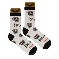 Носки BOOMERANGS Резня, белый