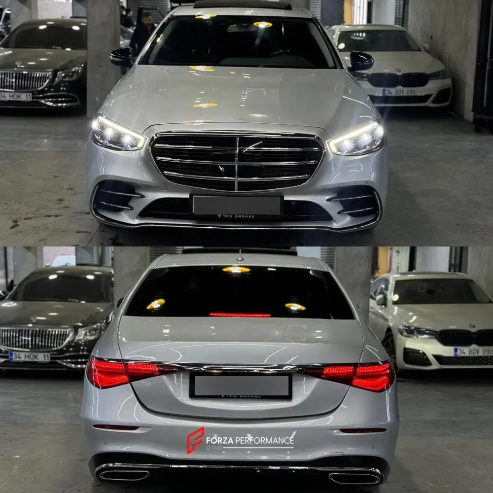 Обвес переделка для MERCEDES-BENZ W221 2006 - 2013 АПГРЕЙД ДО W223 2020 - 2024 Мерседес Бенц S класс