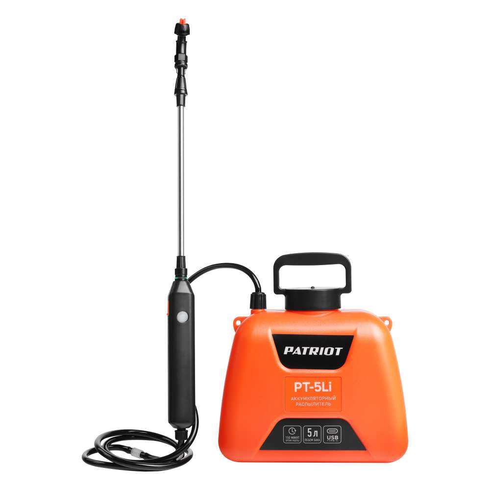 Опрыскиватель аккумуляторный Patriot PT-5Li, 5л, литиевая батарея.