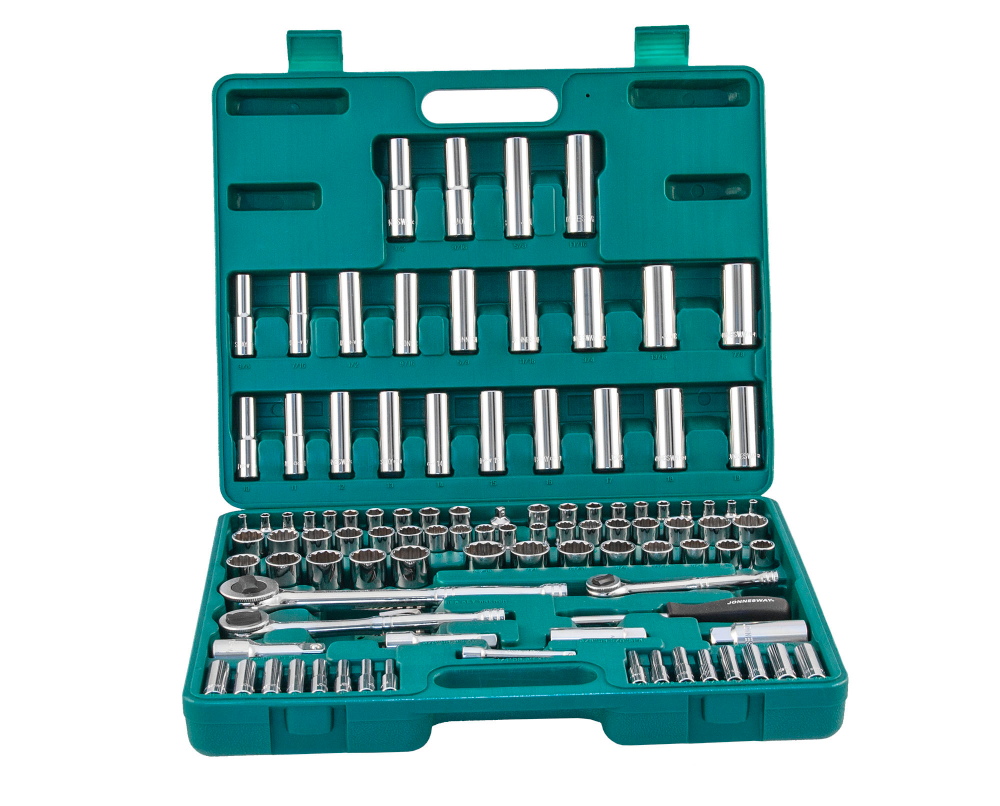S05H48107S Набор инструмента универсальный 1/4", 3/8" и 1/2"DR, 107 предметов