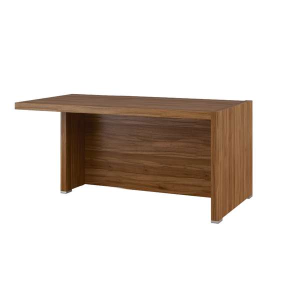 Стол письменный с асимметричными опорами, левый Solid 160x88x75