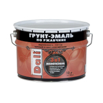 Грунт-эмаль по ржавчине молотковая черная 10л "DALI" (Рогнеда)