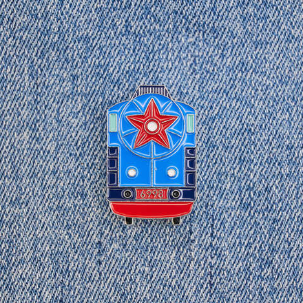 Значок паровоз 2-3-2 (6998)