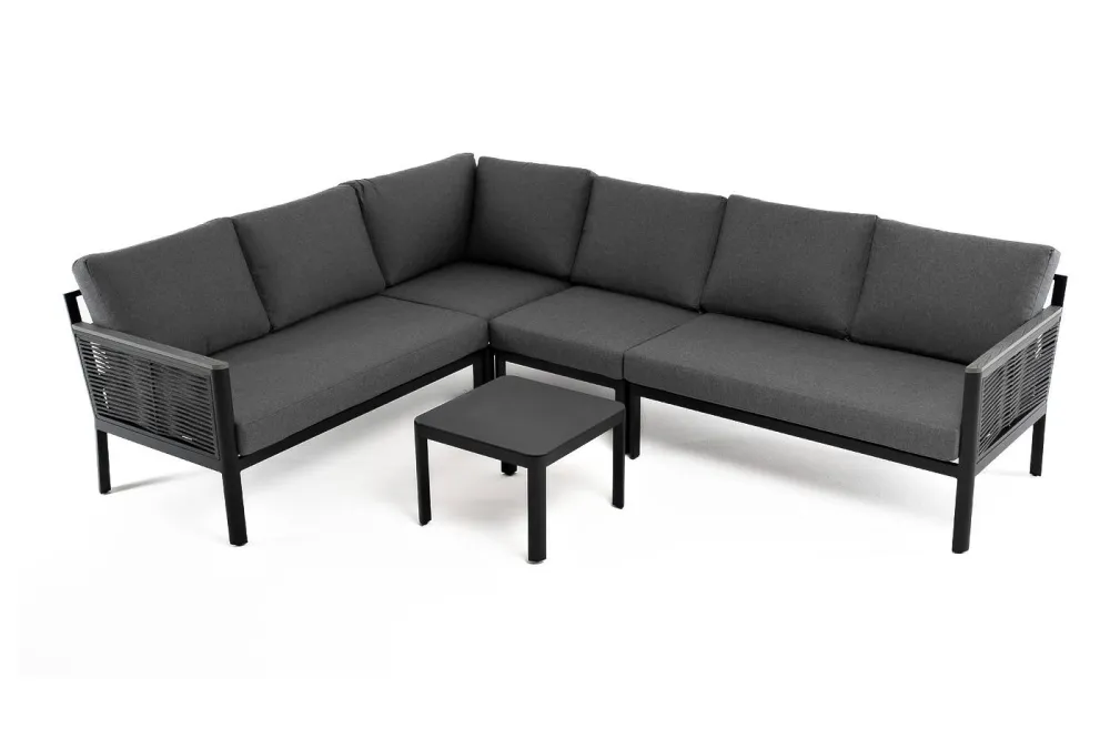 "Париж" модульная лаунж-зона садовая, цвет серый