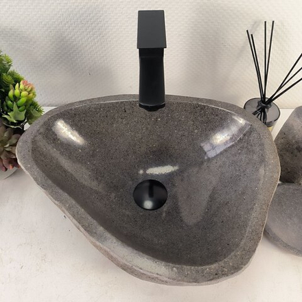 Раковина из речного камня RS-65105 43*35*15 0856
