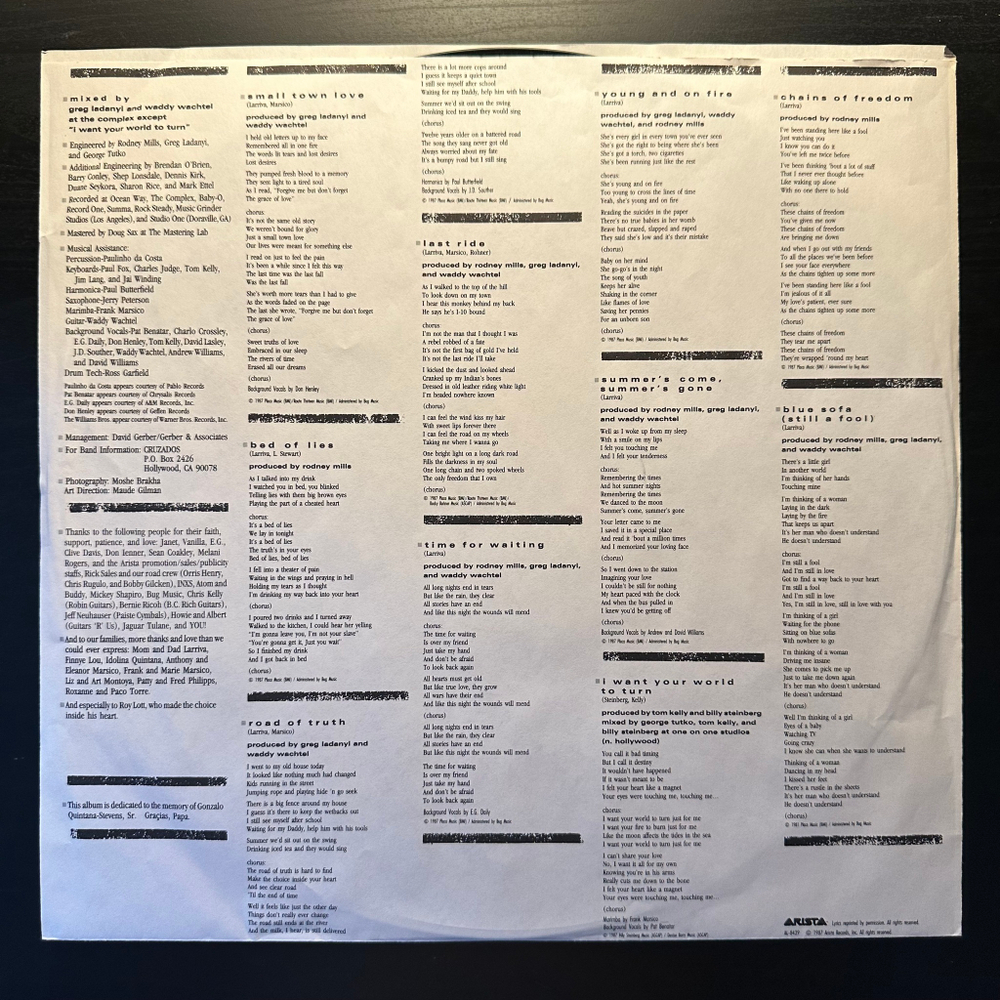 Cruzados ‎– After Dark (США 1987г.)