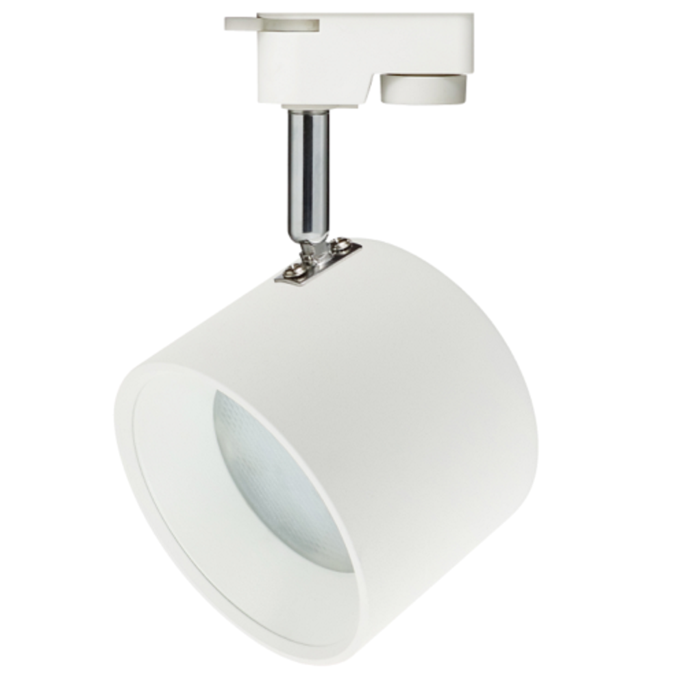 Трековый светильник однофазный ЭРА TR15 GX53 WH/SL под лампу GX53 белый/серебро