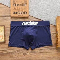 Мужские трусы боксеры темно-синие AussieBum