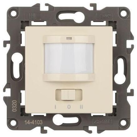 Датчик движения 14-4103-02 2-проводной 180-250В 200Вт Elegance сл. кость ЭРА Б0034353