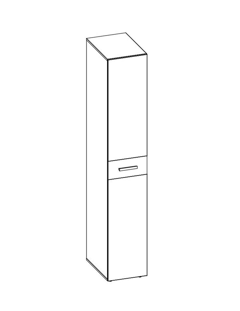 Шкаф для белья Норвуд 55