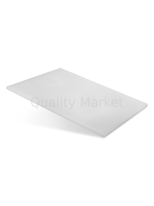 Доска разделочная 500х350х8 мм белый полипропилен