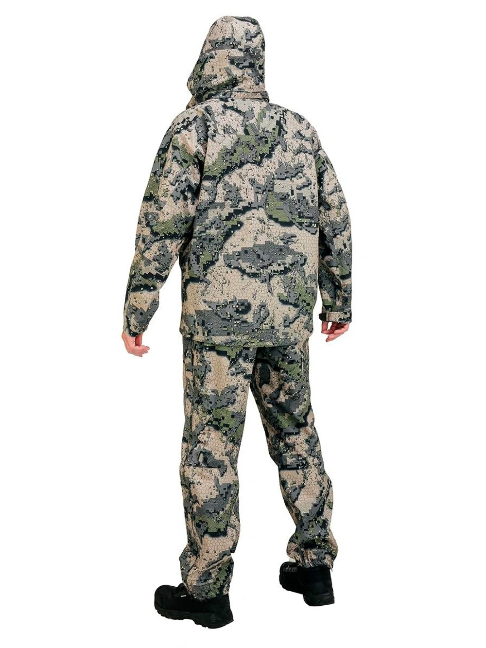 Костюм демисезонный охотничий Nisus Phantom ( комплект куртка+брюки) L (размер 48-50/170-176)