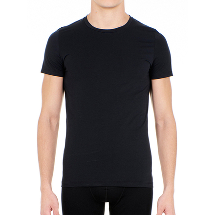 Мужская футболка черная HOM Supreme Cotton 40-1330-0004