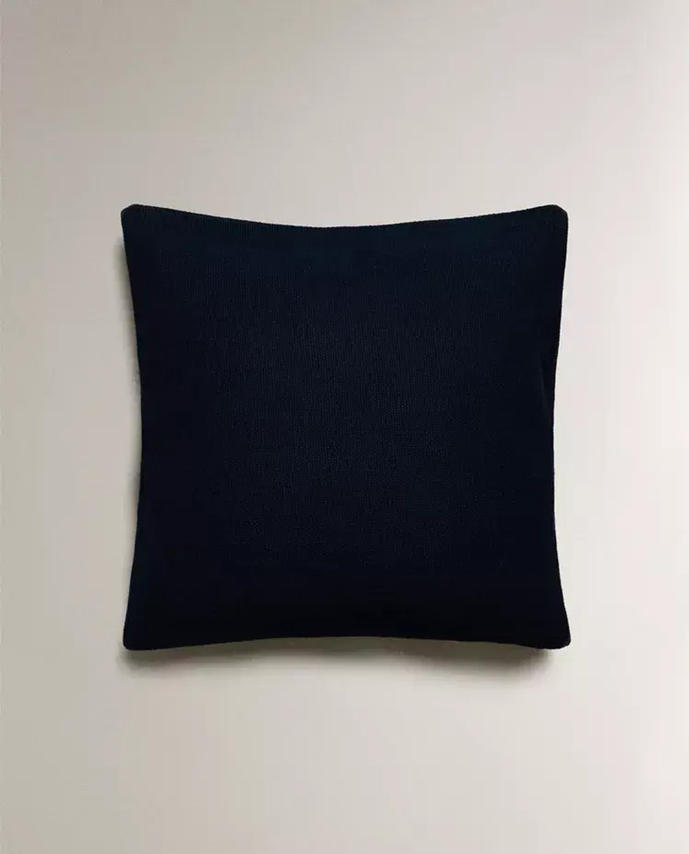 ZARA HOME ОДНОТОННЫЙ ЧЕХОЛ НА ПОДУШКУ, СИНИЙ