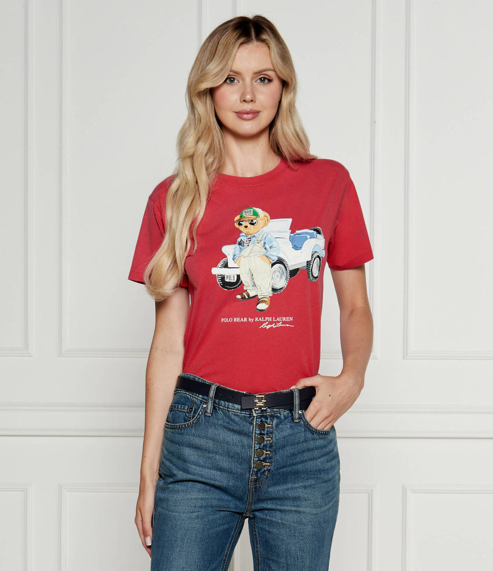 Футболка POLO RALPH LAUREN - красный(211935590)