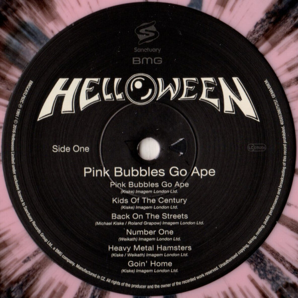 Helloween / Pink Bubbles Go Ape (30th Anniversary Edition)(Coloured Vinyl)(LP)