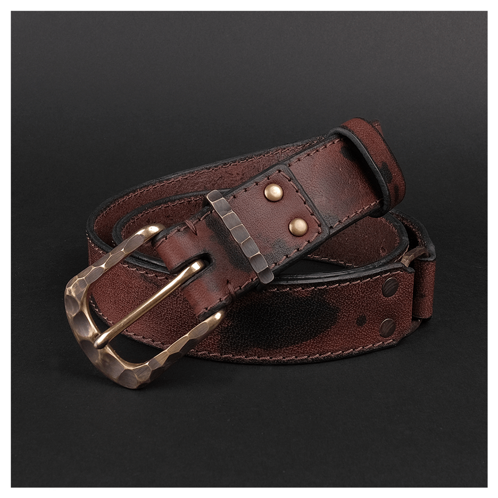 Кожаный ремень «Собранность духа»