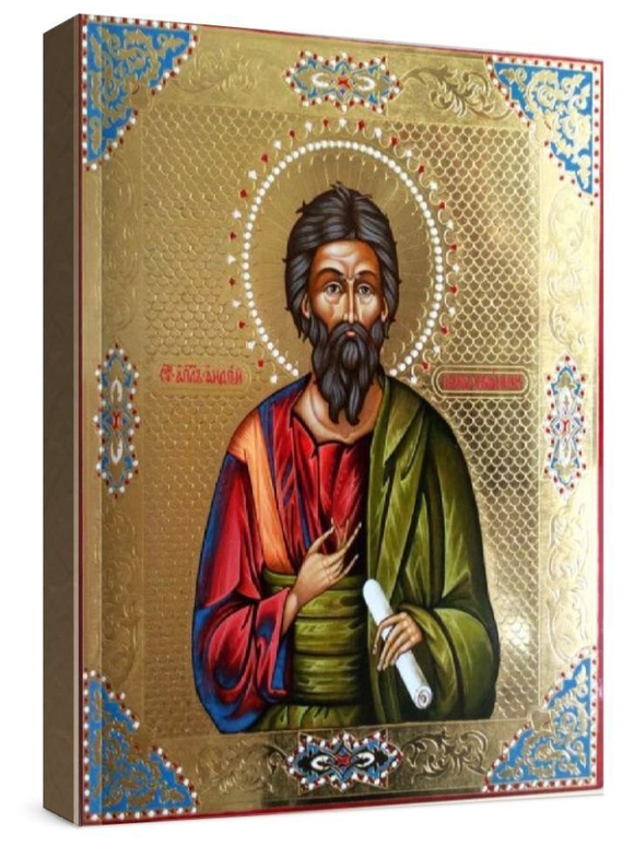 Андрей Первозванный (рукописная икона)