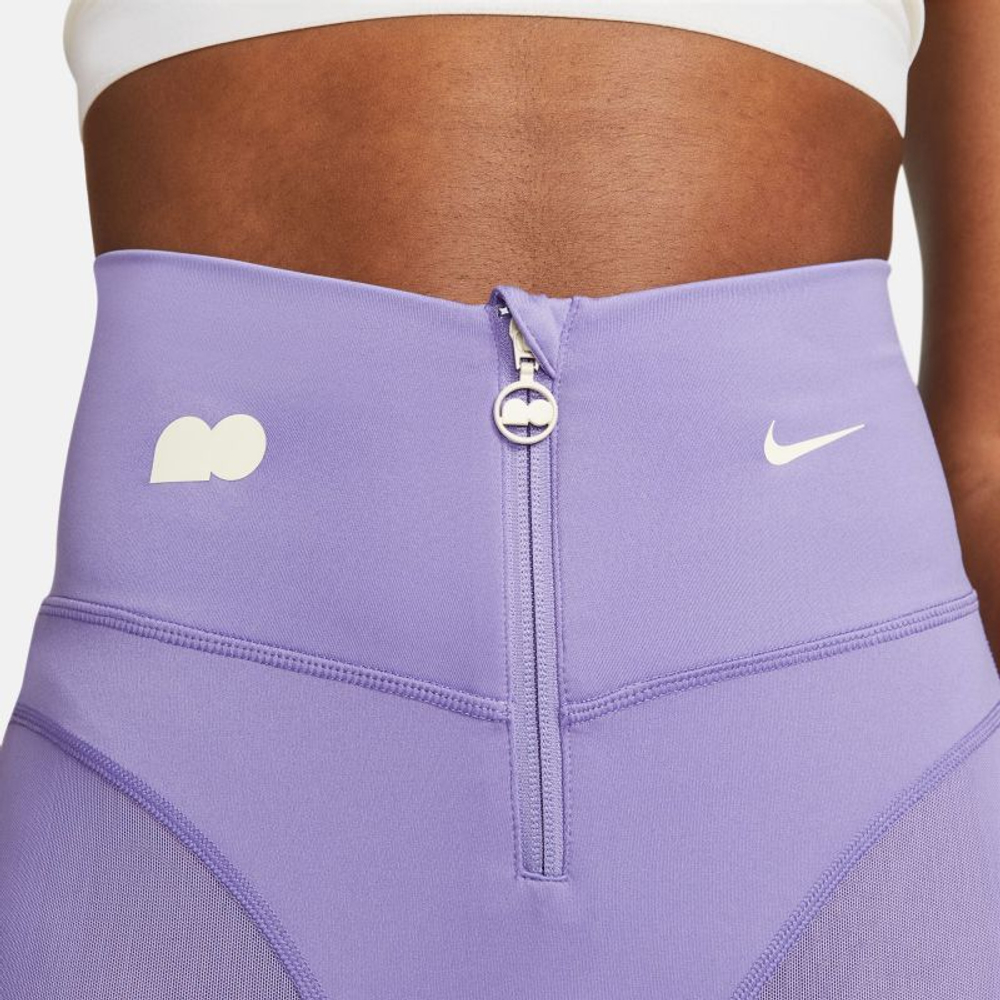 Женские теннисные шорты Nike Naomi Osaka Shorts - space purple/coconut milk
