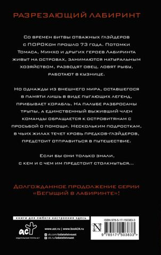 Разрезающий лабиринт. Джеймс Дэшнер