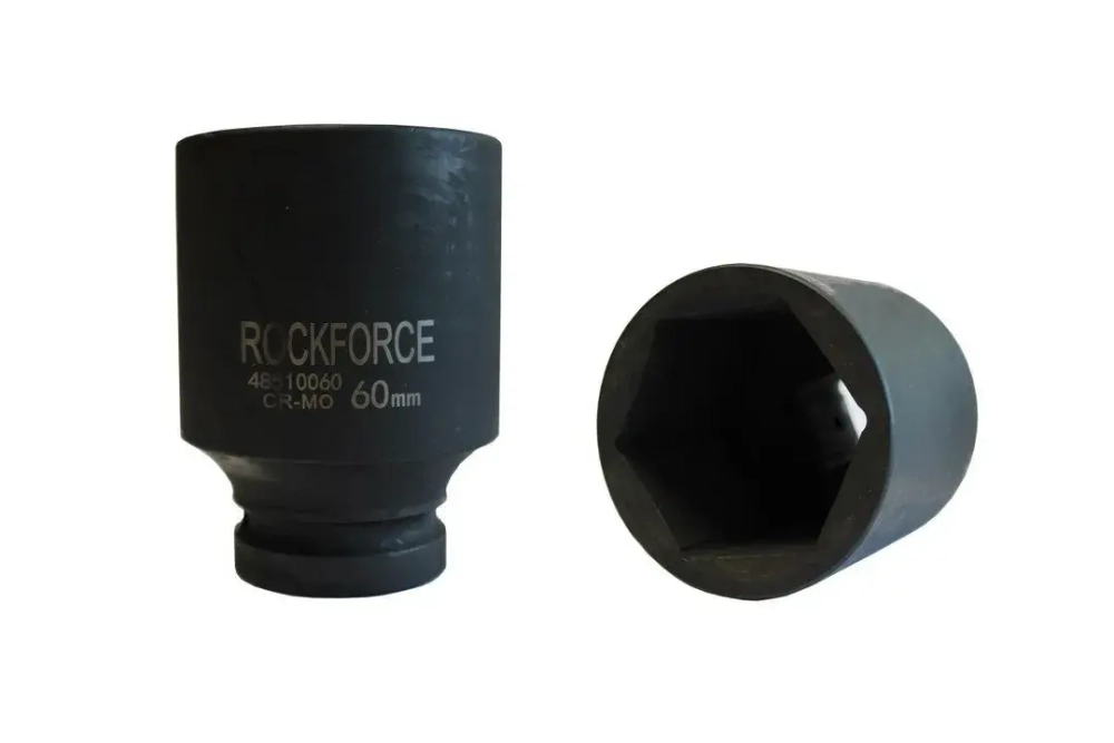 Головка ударная глубокая 1'', 60мм (6гр.) RockForce RF-48510060