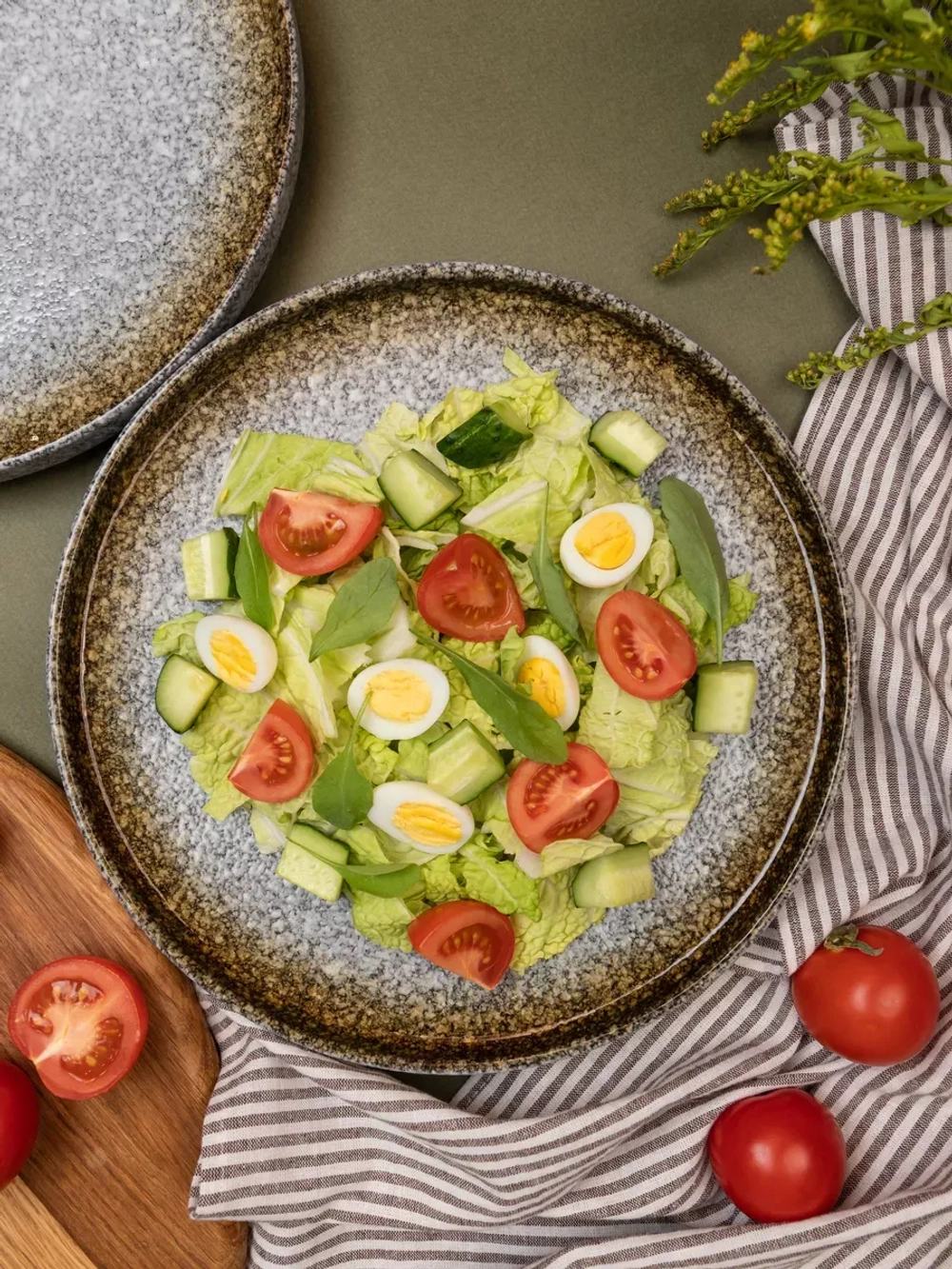 Тарелка с бортиками, Осень, диаметр 25,3 см - 6 шт