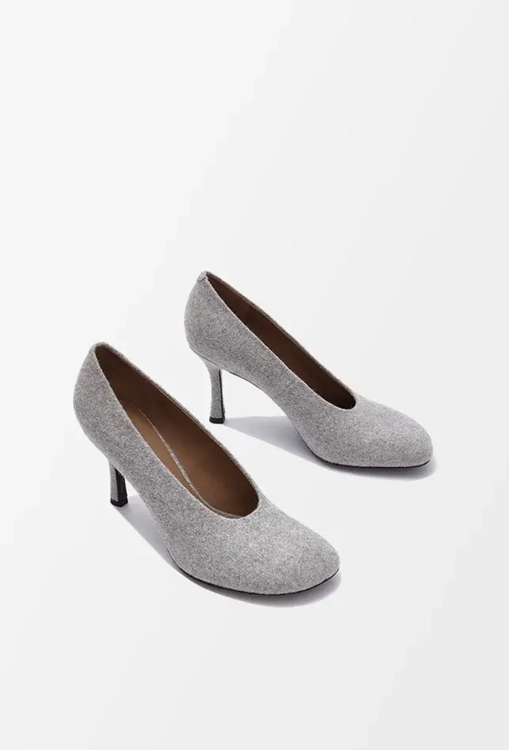 Туфли TIME light grey 80 мм