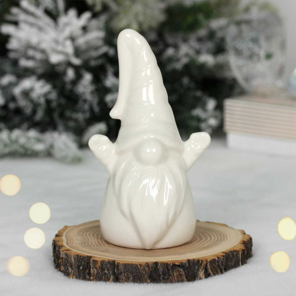 Украшение новогоднее GLOSS «Мудрый дедушка» 7.5*6*16 см, Белый