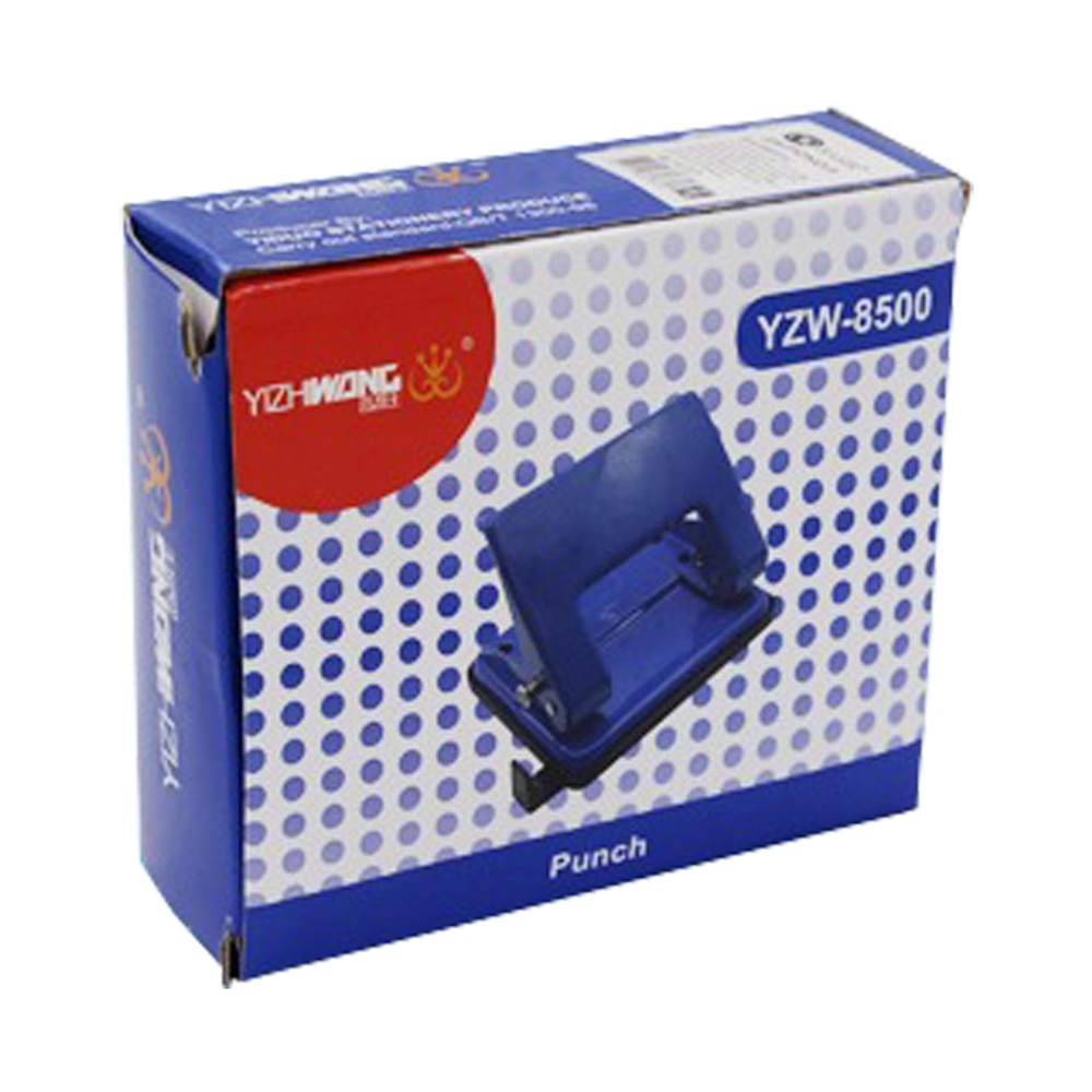 Дырокол Yizhi-Wang на 2 отверстия, 10.5*8.5*4 см, до 20 листов, 3 цвета ассорти