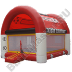 Детский надувной батут "Мячики" с крышей 5*3*3.5 м