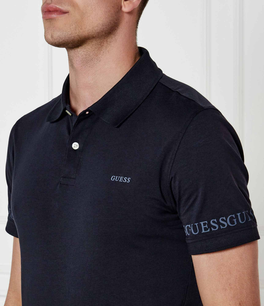 Поло NOLAN GUESS - темно-синий(M5RP66 J1314)